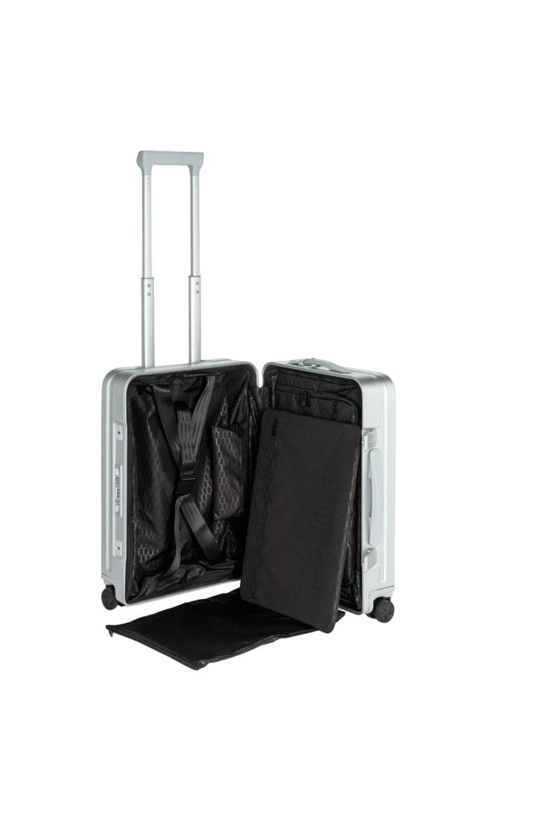 Roadster 21" Carry-on Aluminum Spinner, Alternate, color, Silver