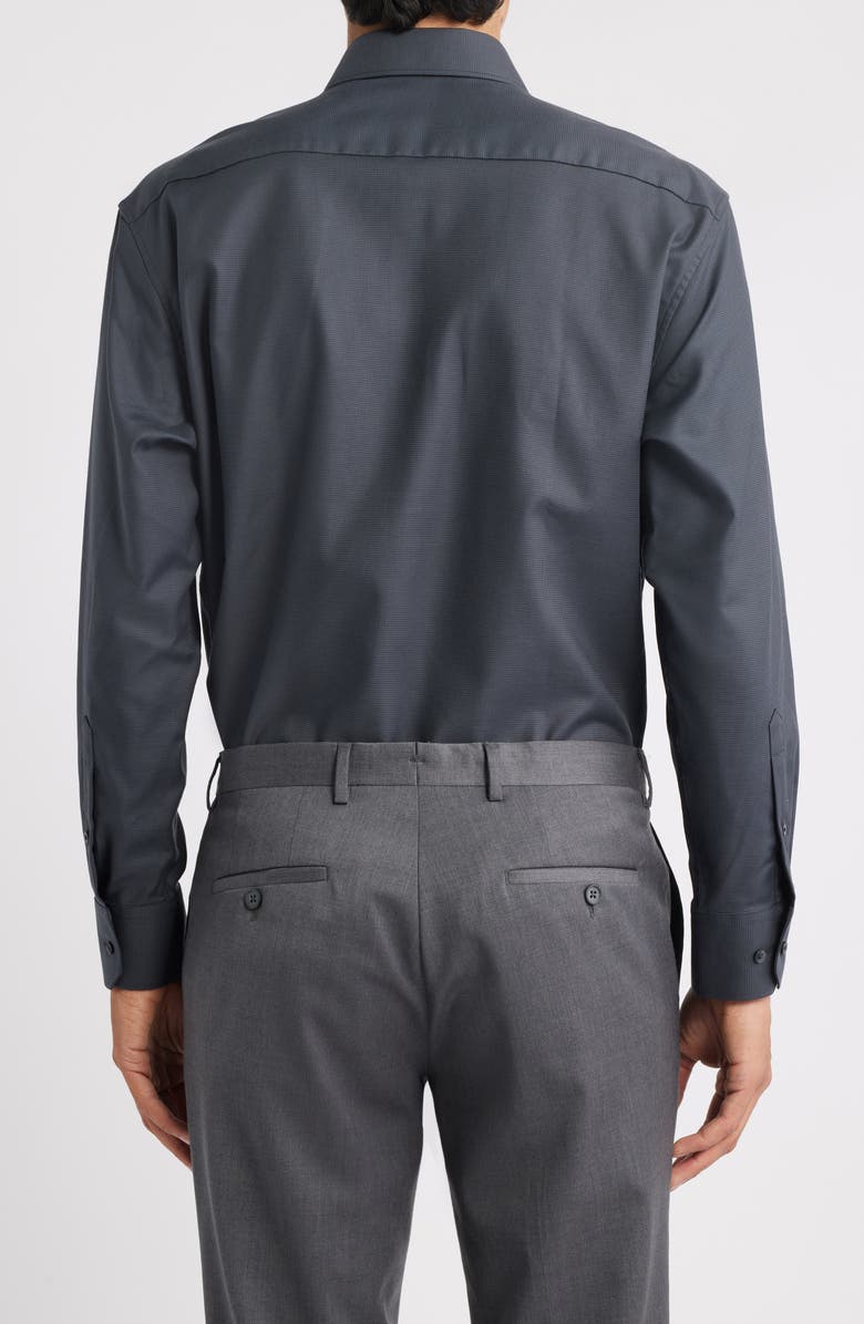 Eterna Modern Fit Structured Twill Dress Shirt, Alternate, color, 