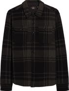 Double RL Matlock Plaid Wool Button-Up Shirt Jacket