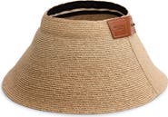 rag & bone Meredith Rollable Raffia Visor
