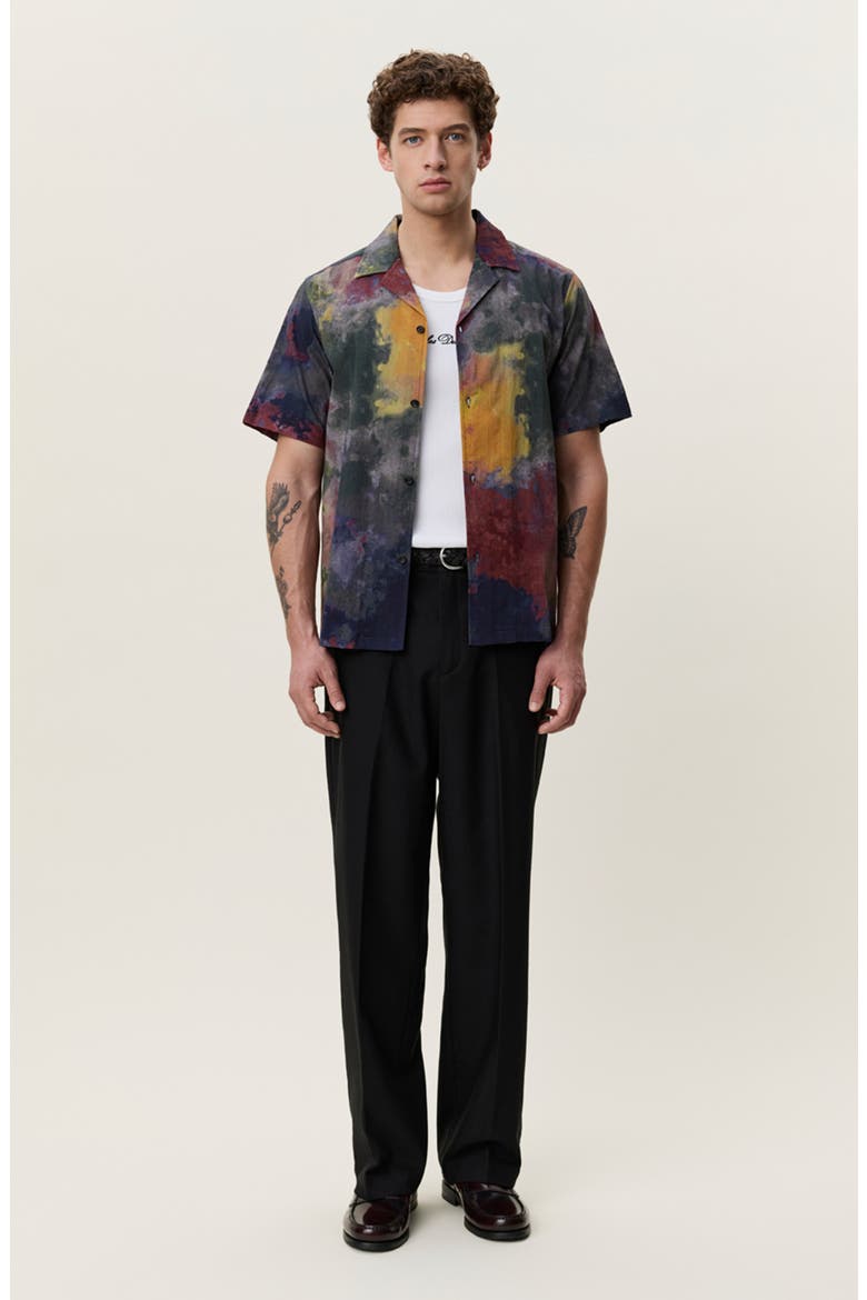 Stretch Camp Shirt, Alternate, color, MEDITERRANEA GREEN