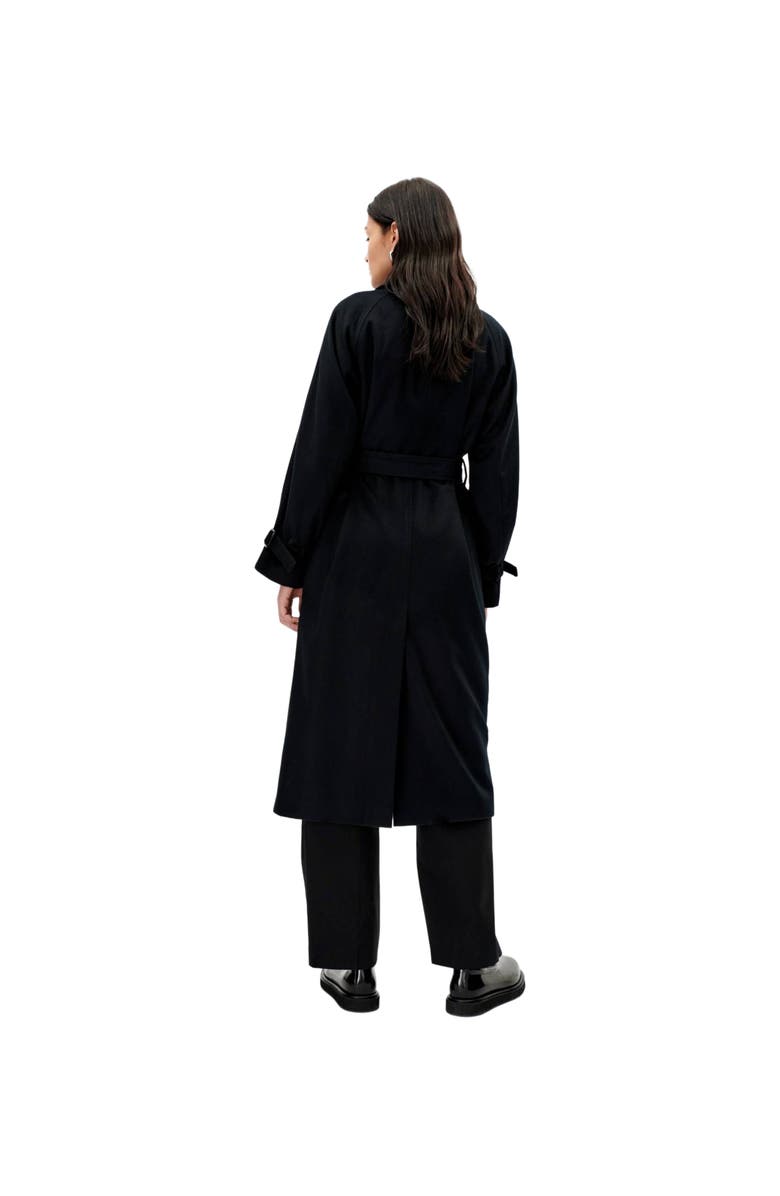 GOBI Mongolian Cashmere Double Breasted Cashmere Trench Coat, Alternate, color, 