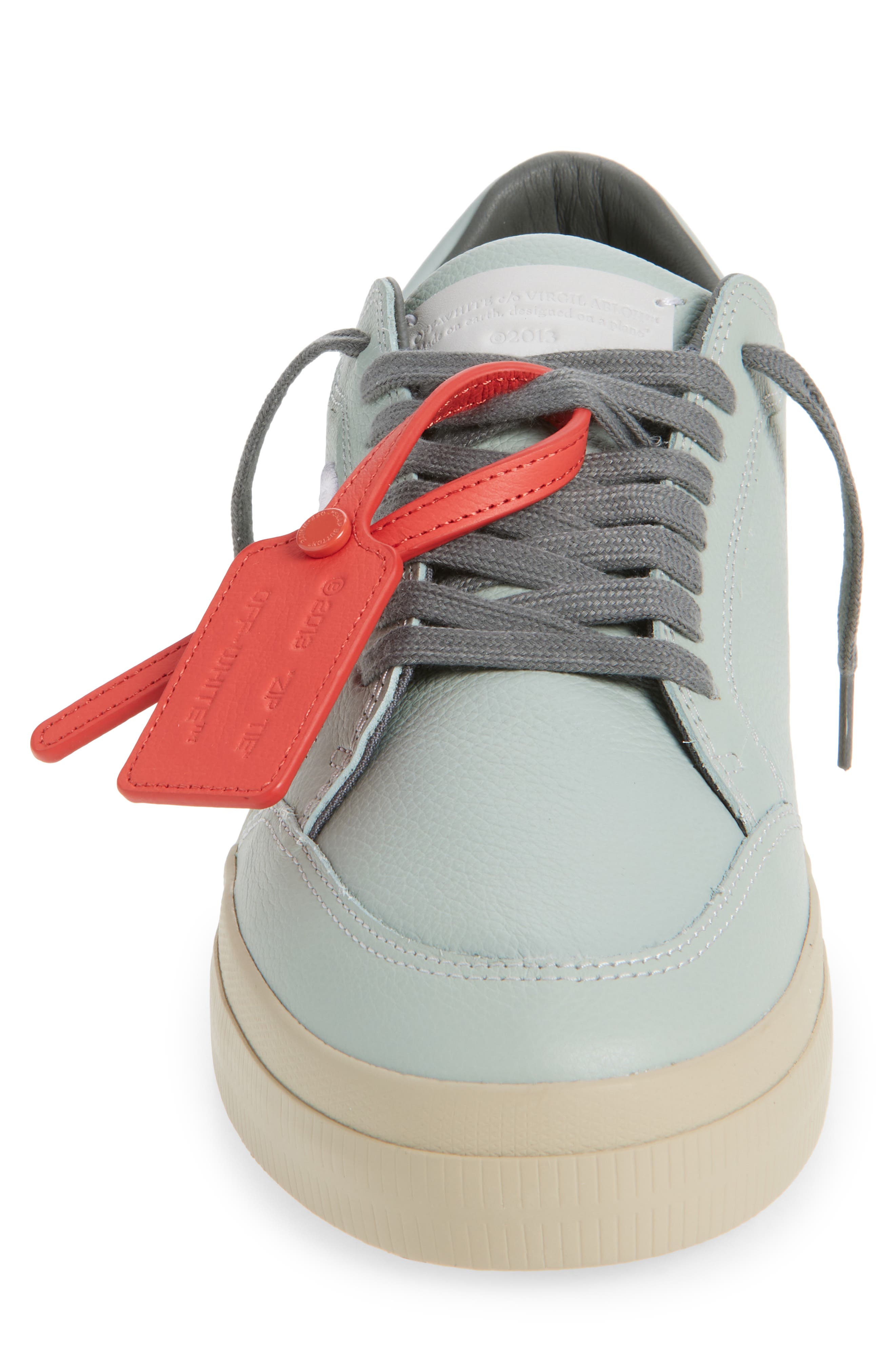 Off-White New Low Vulcanized Leather Sneaker, Alternate, color, 
