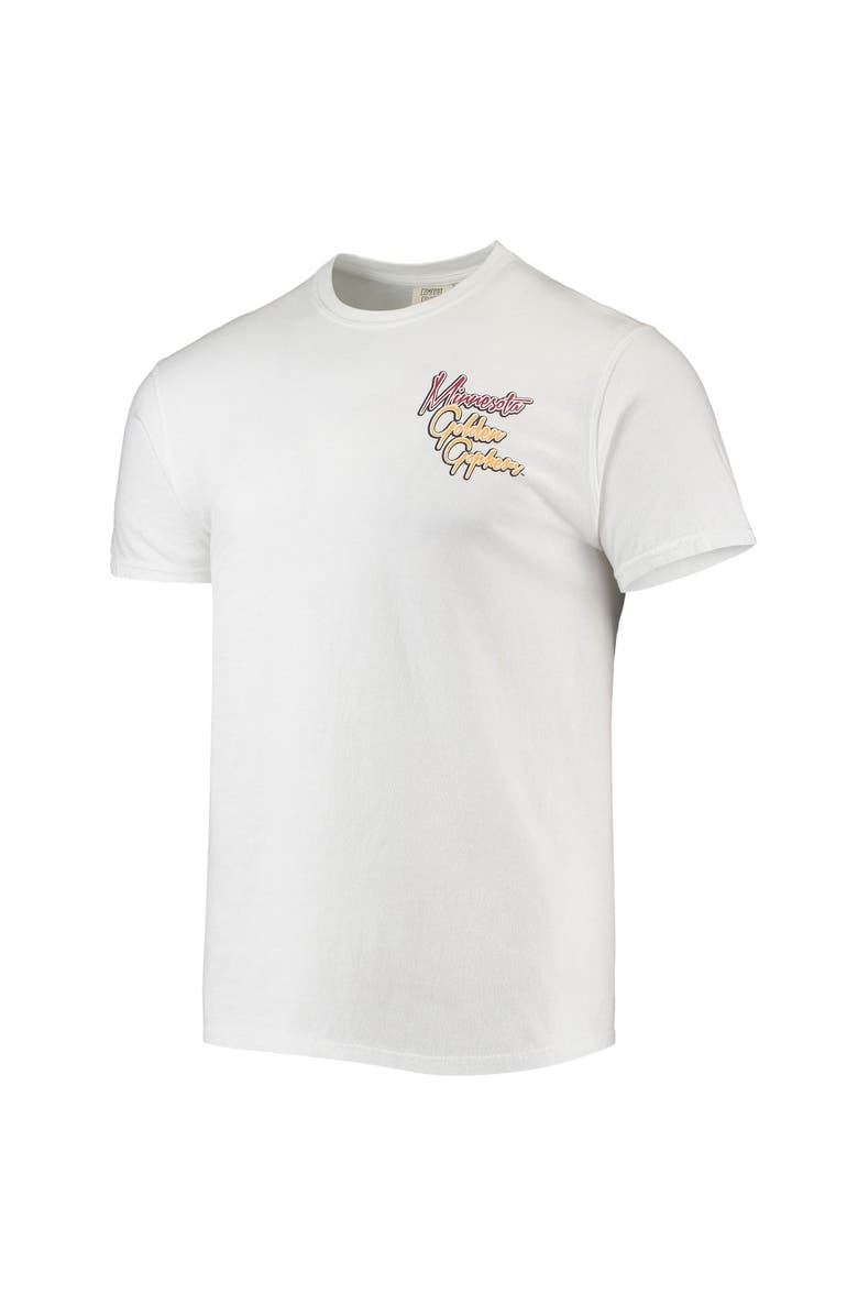 IMAGE ONE Men's White Minnesota Golden Gophers Mascot Bandana T-Shirt, Alternate, color, 