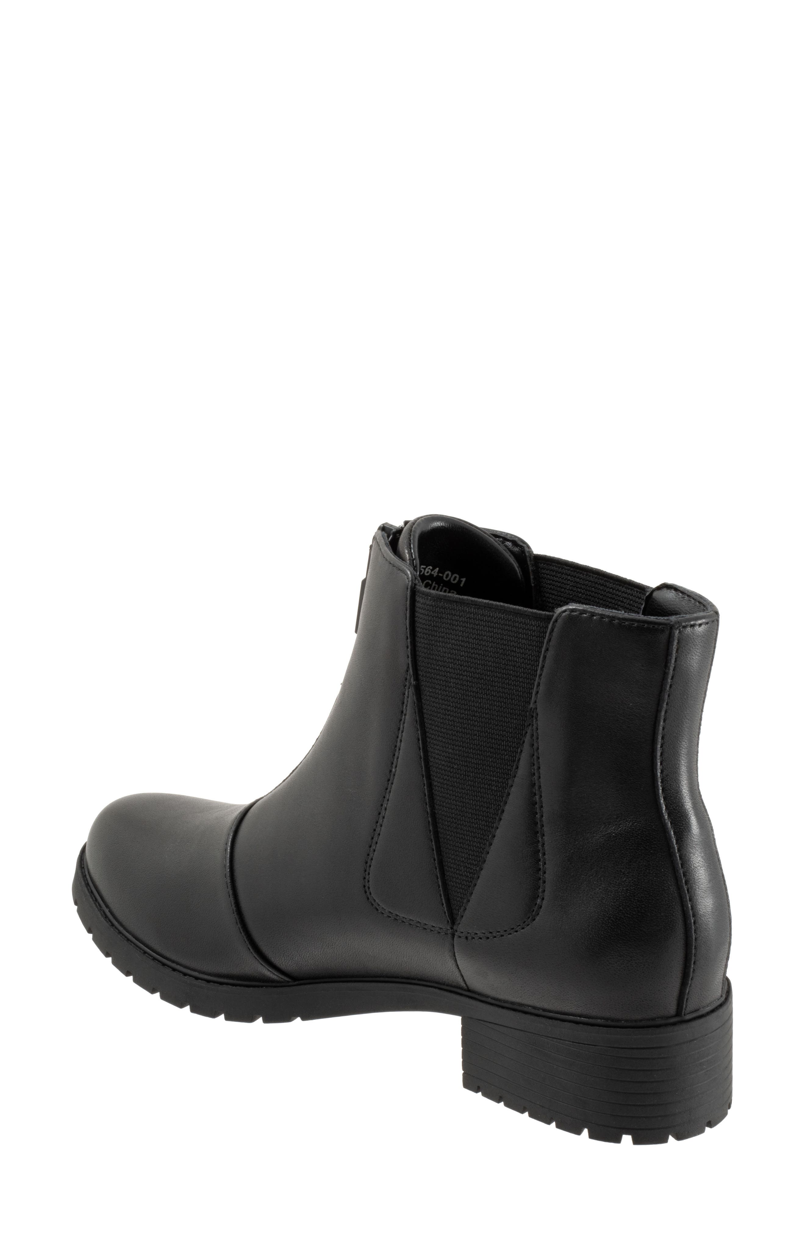 SoftWalk<sup>®</sup> Marni Cap Toe Bootie, Alternate, color, Black