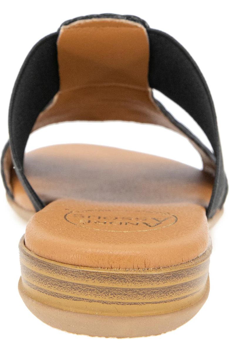 André Assous Norah Slide Sandal, Alternate, color, Black