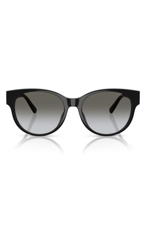 56mm Gradient Round Sunglasses