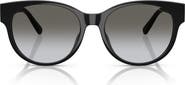 COACH 56mm Gradient Round Sunglasses