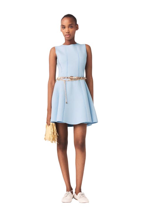 Skater dress with jewelled bows