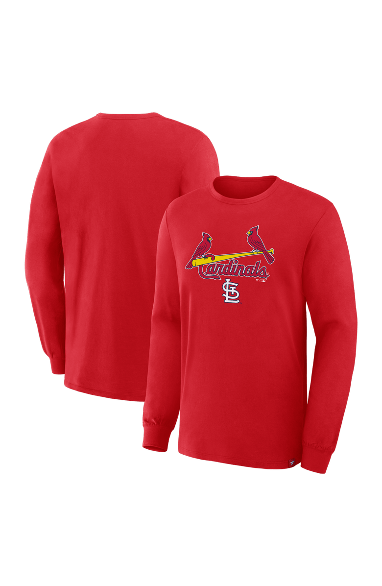 FANATICS Men's Fanatics Red St. Louis Cardinals Lock-Up Legacy Long Sleeve T-Shirt, Main, color, Red