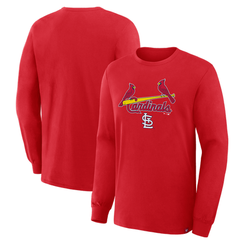 Men's Fanatics Red St. Louis Cardinals Lock-Up Legacy Long Sleeve T-Shirt