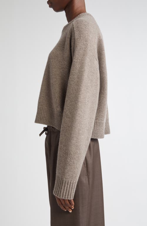 Loulou De Saison Bruzzi Oversize Wool & Cashmere Sweater In Brown