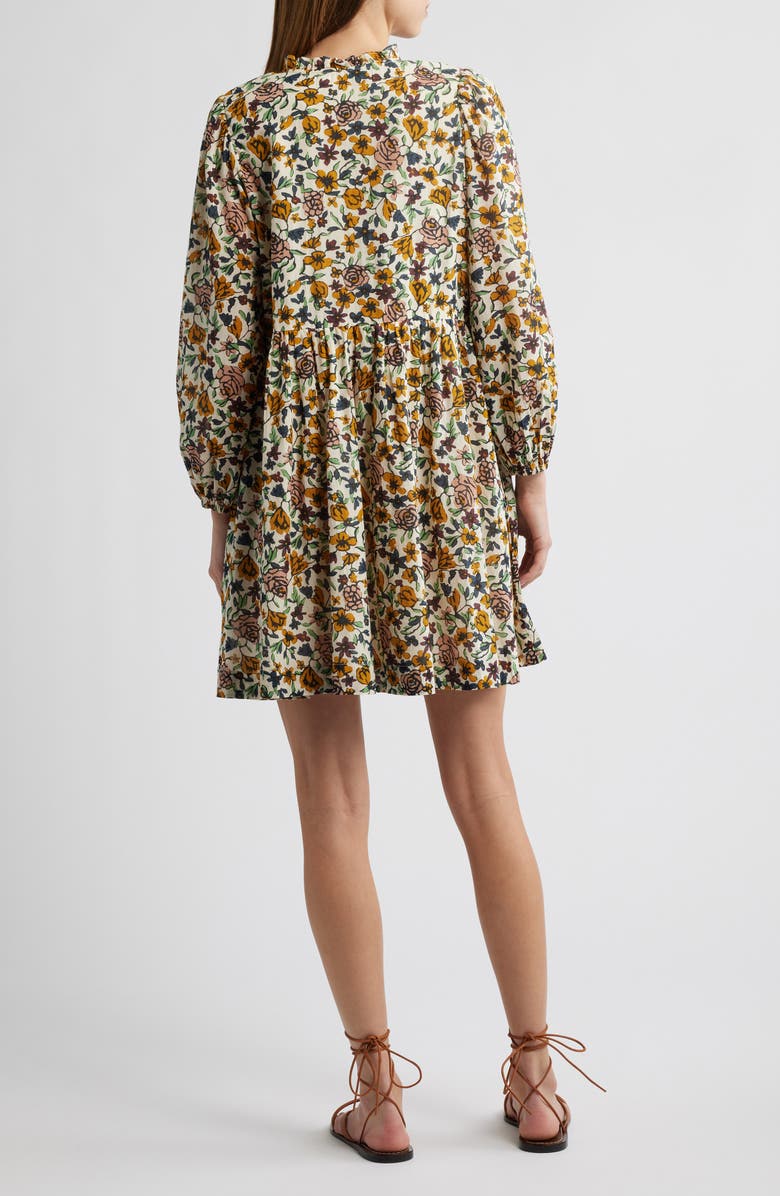 Cleobella Scarlet Organic Cotton Minidress, Alternate, color, Wild Cosmos