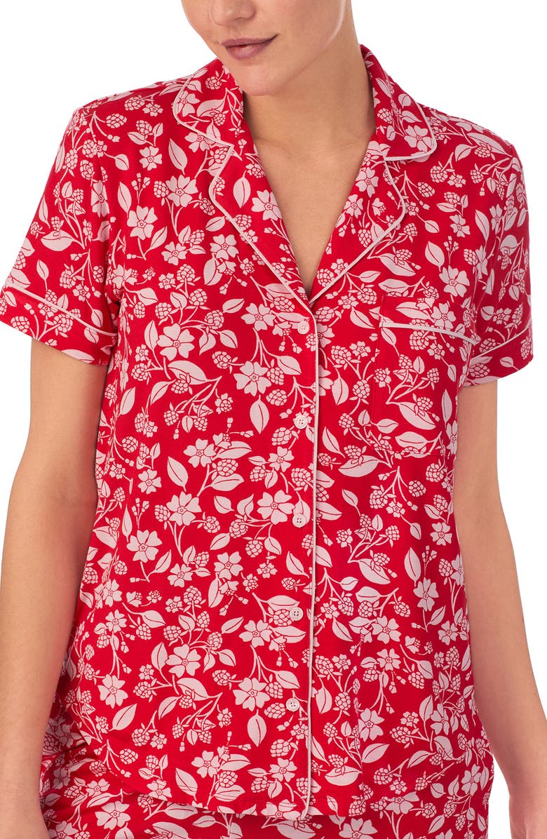 Kate Spade New York print short pajamas, Alternate, color, 