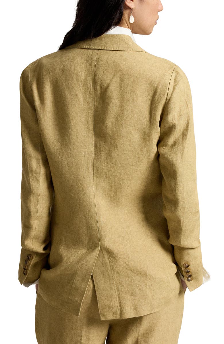 Polo Ralph Lauren Délavé Linen Blazer, Alternate, color, Classic Camel