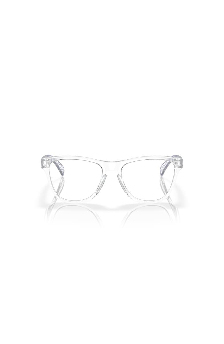 Oakley 50mm Round optical glasses, Alternate, color, Transparent