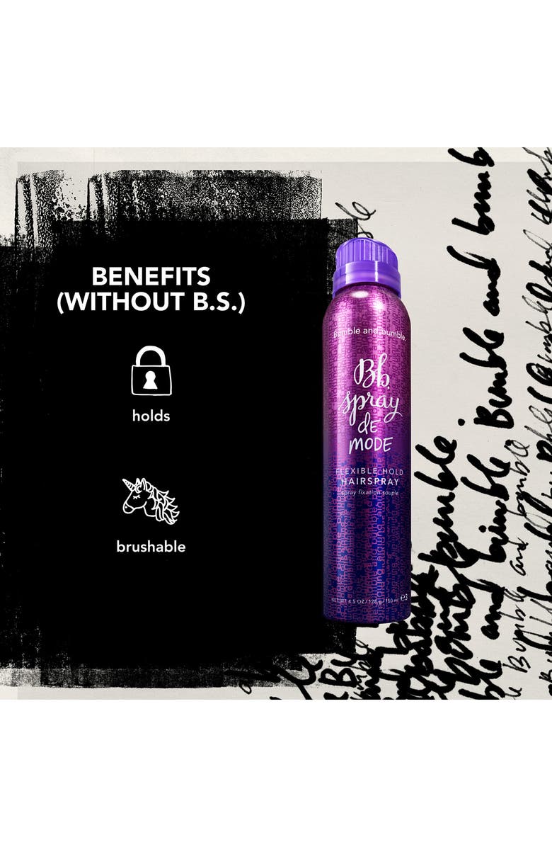 Bumble and bumble. Spray de Mode Flexible Hold Hairspray, Alternate, color, 
