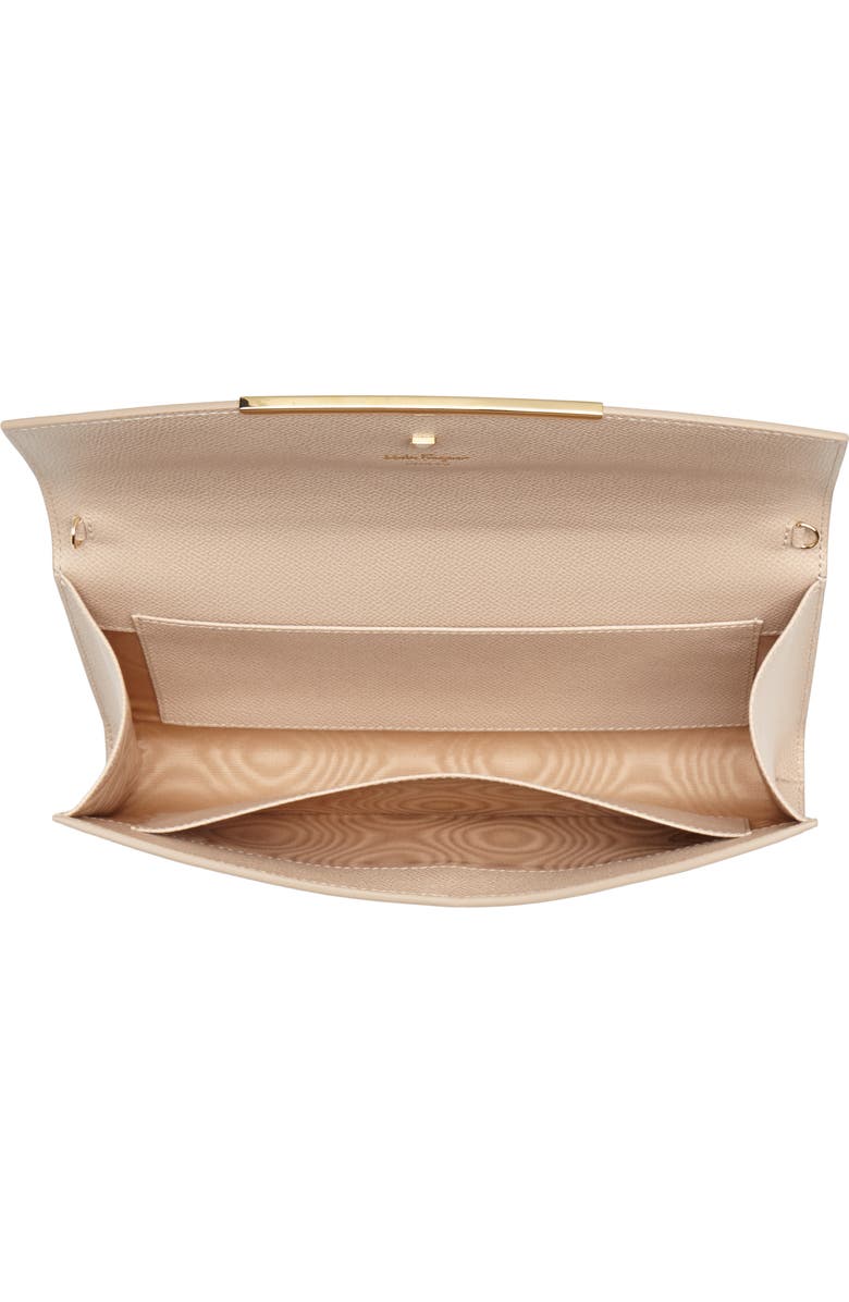 FERRAGAMO Salvatore Ferragamo Icona Leather Clutch, Alternate, color,