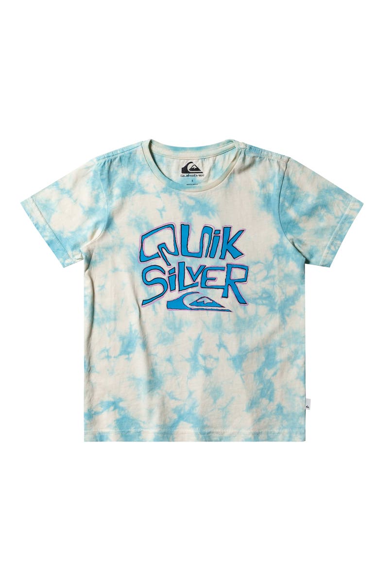 Quiksilver Kids' Smooth Gradient Tie Dye Graphic T-Shirt, Main, color, 