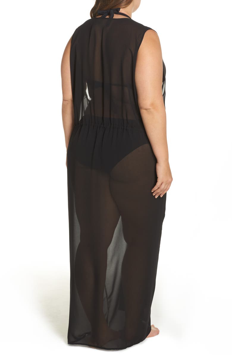 Leith Sheer Cover-Up Maxi, Alternate, color,