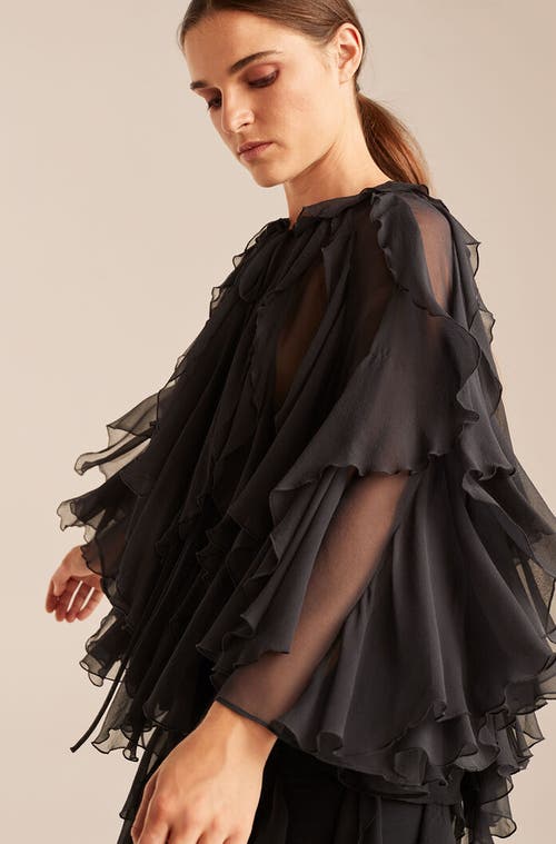REBECCA TAYLOR REBECCA TAYLOR RUFFLE TOP 