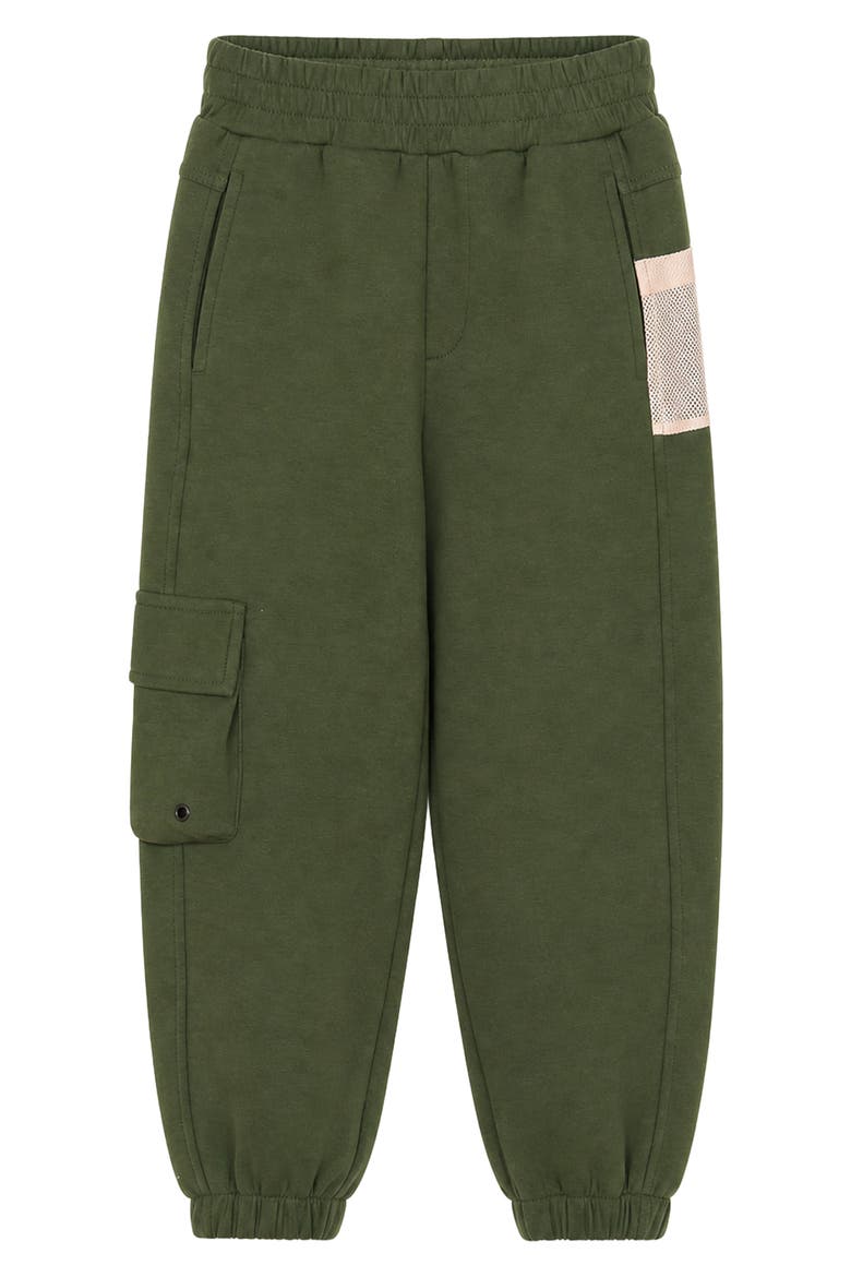 Kids' Tech Fleece Cargo Pants, Main, color, GREEN