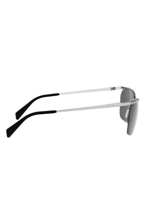 Celine 62mm Oversize Geometric Sunglasses In Gray