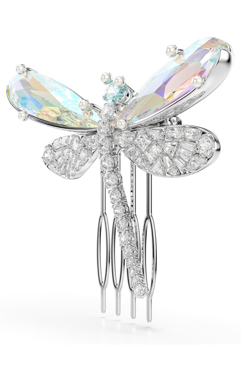 Swarovski Brooch Hair Comb, Alternate, color, 