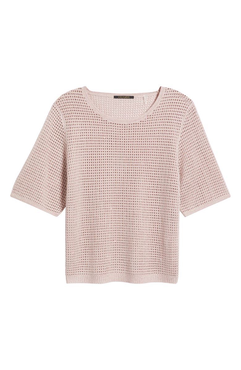 KOBI HALPERIN Beck Open Stitch Sweater, Alternate, color, Pink