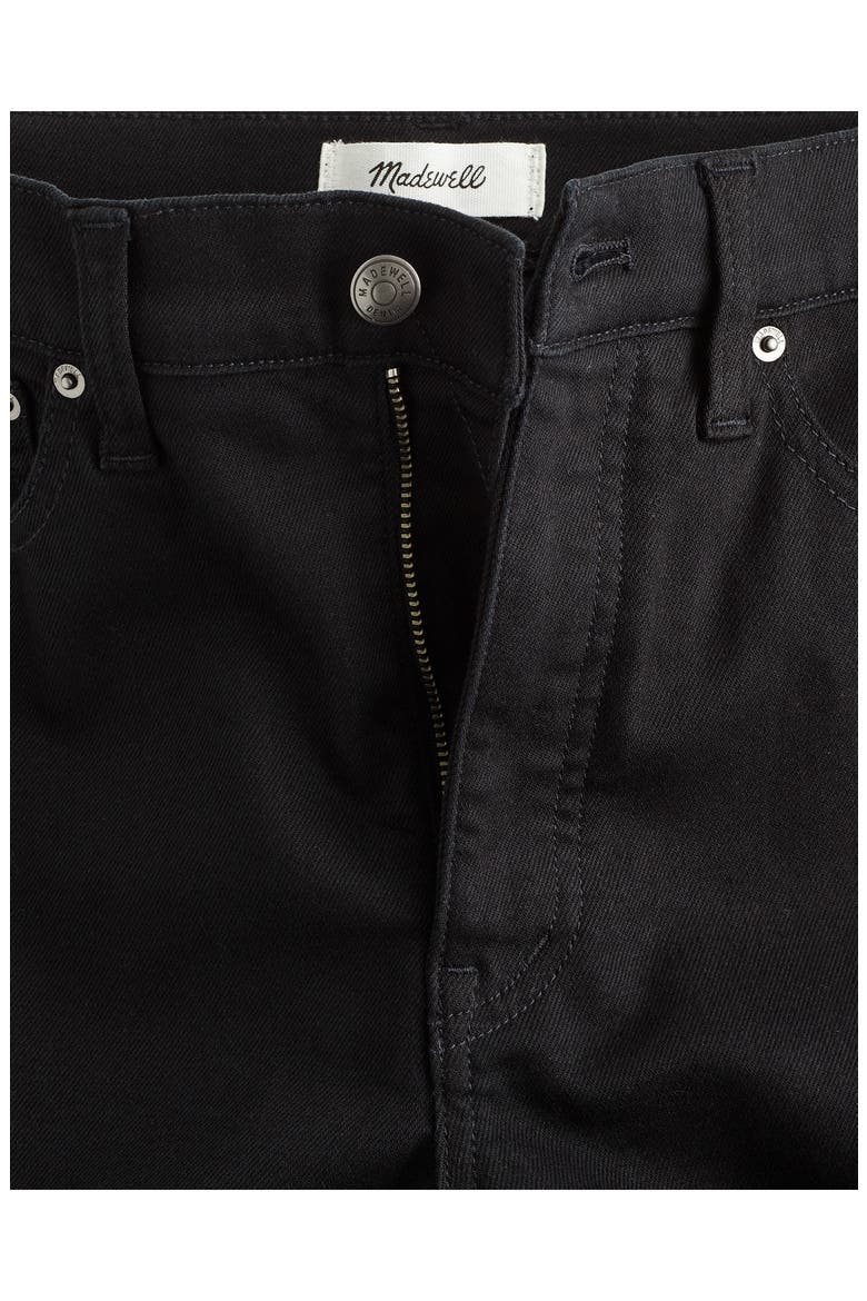 The Flare Crop Super Stretch Jeans, Alternate, color, BLACK RINSE WASH