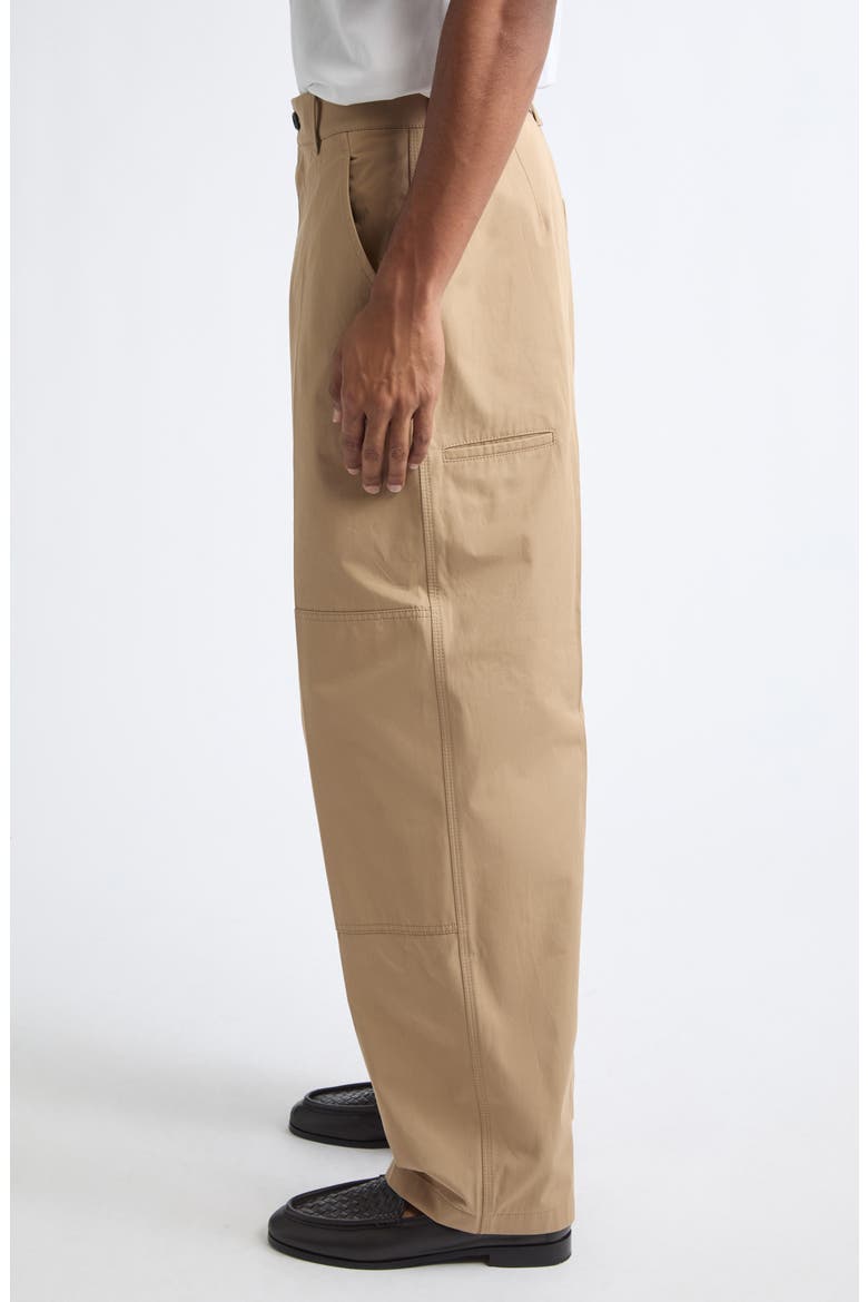 Cotton Gabardine Trousers, Alternate, color, HEMP