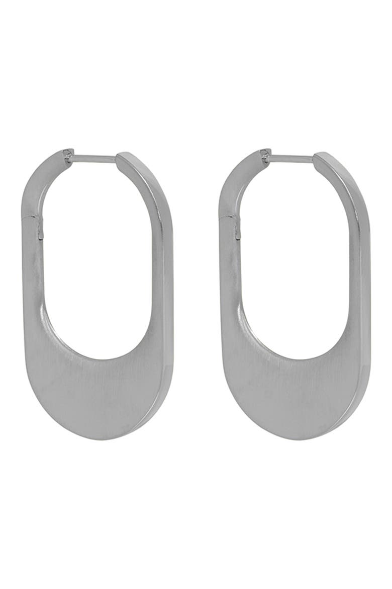 Crosby Huggie Hoop Earrings, Alternate, color, SILVER