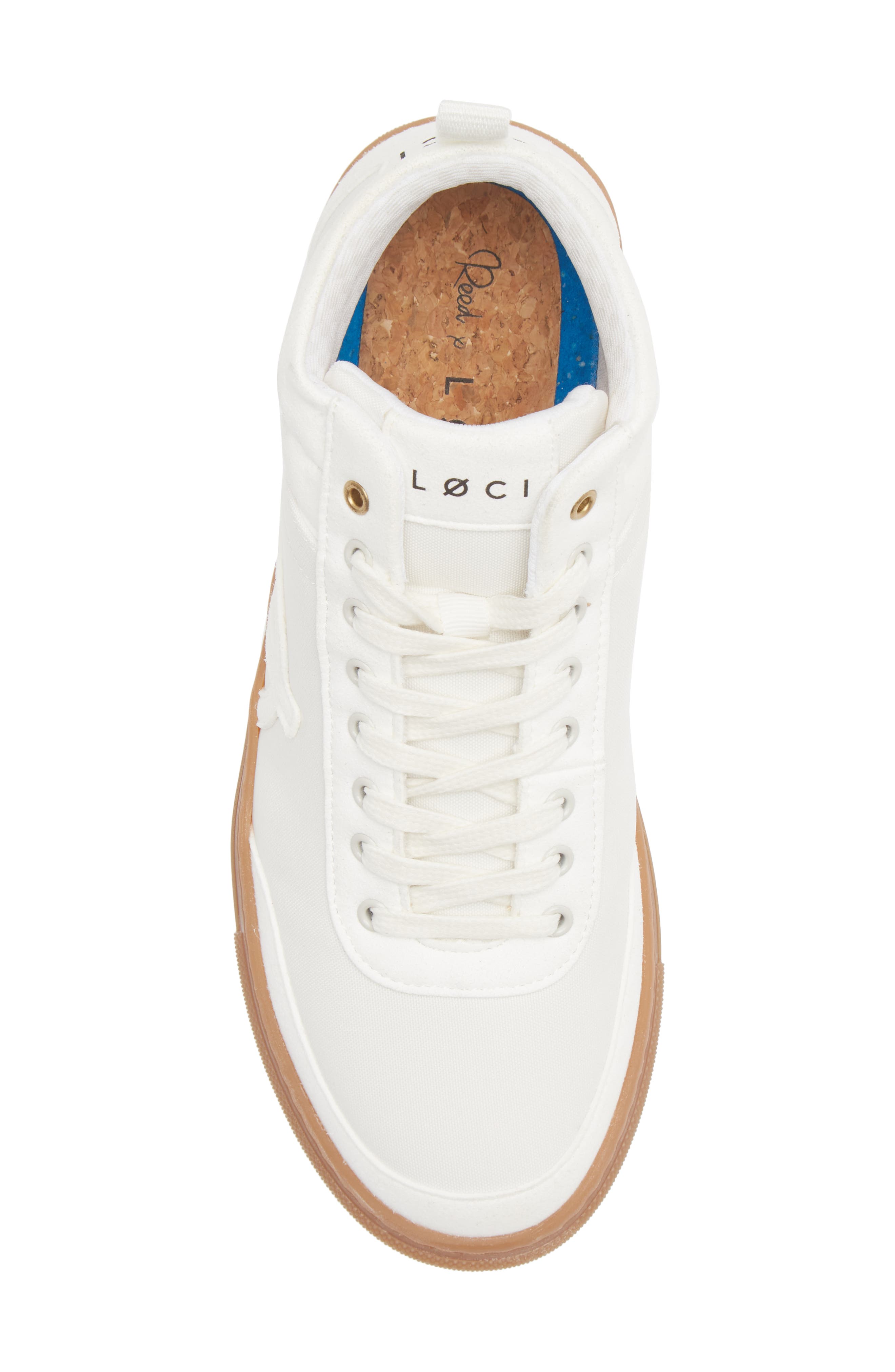 LOCI Hero x Reed Mid Sneaker, Alternate, color, Natural/ Gum