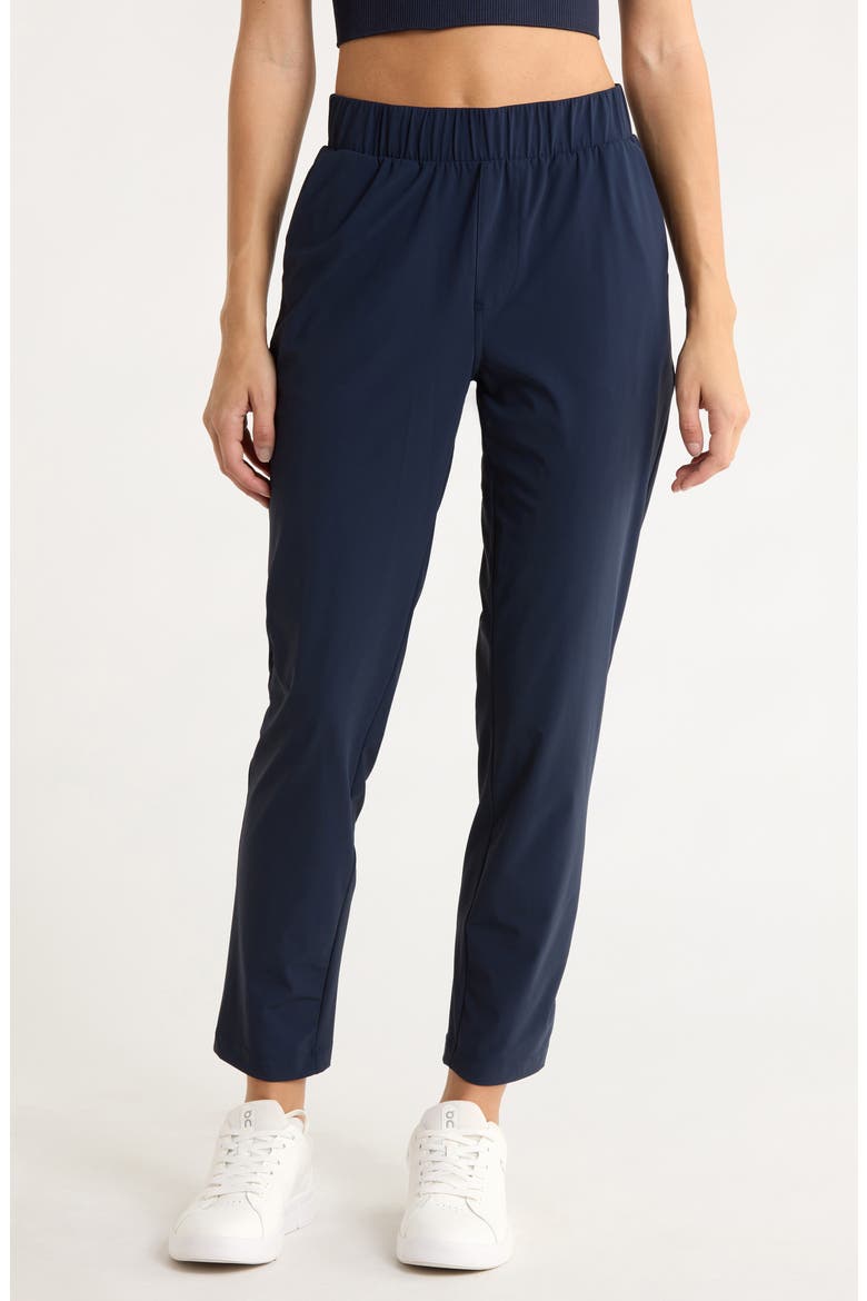 Warp X Tapered Ankle Pants, Main, color, TRUE NAVY