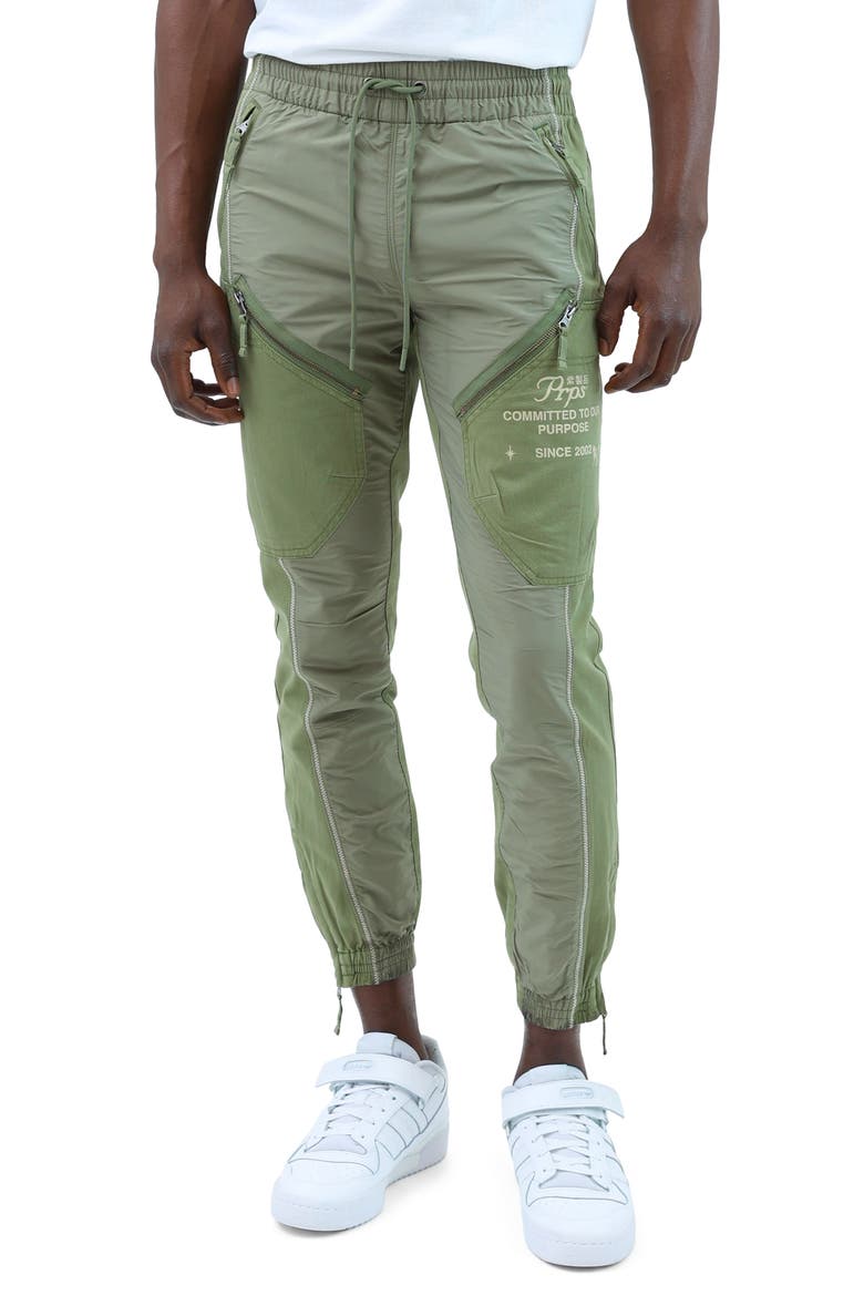 Bear Cub Cotton Joggers, Main, color, ARMY GREEN