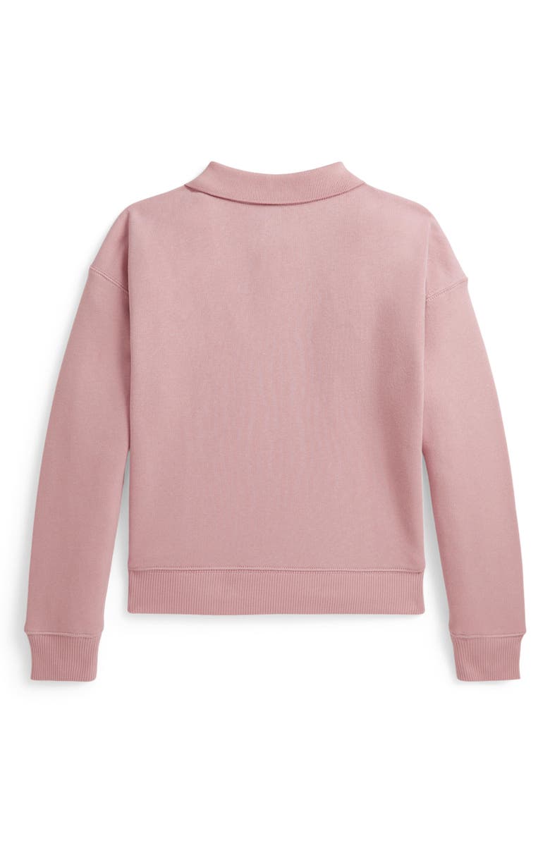 Polo Ralph Lauren Kids' Cotton Blend French Terry Polo, Alternate, color, Adirondack Rose