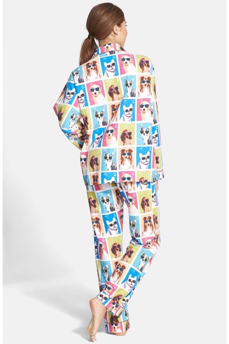 'Fall into Flannel' Pajamas, Alternate, color, MULTI/ DOGS