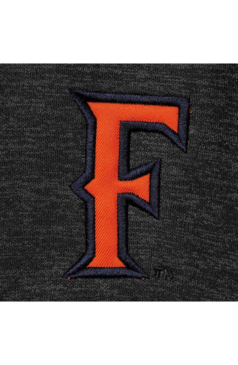 COLOSSEUM Men's Colosseum Heathered Charcoal Cal State Fullerton Titans Anchor Full-Zip Jacket, Alternate, color,