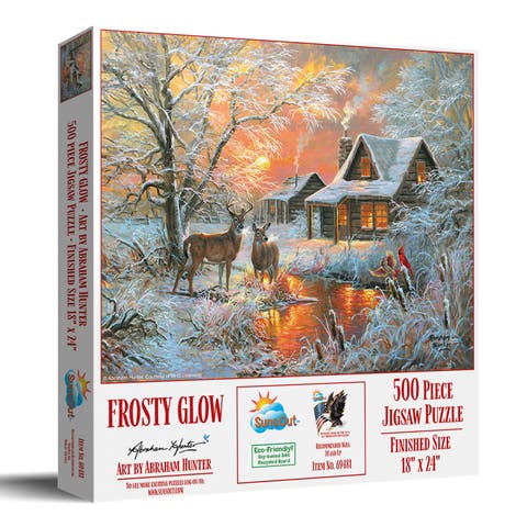 Frosty Glow 500 piece Jigsaw Puzzle for Adults