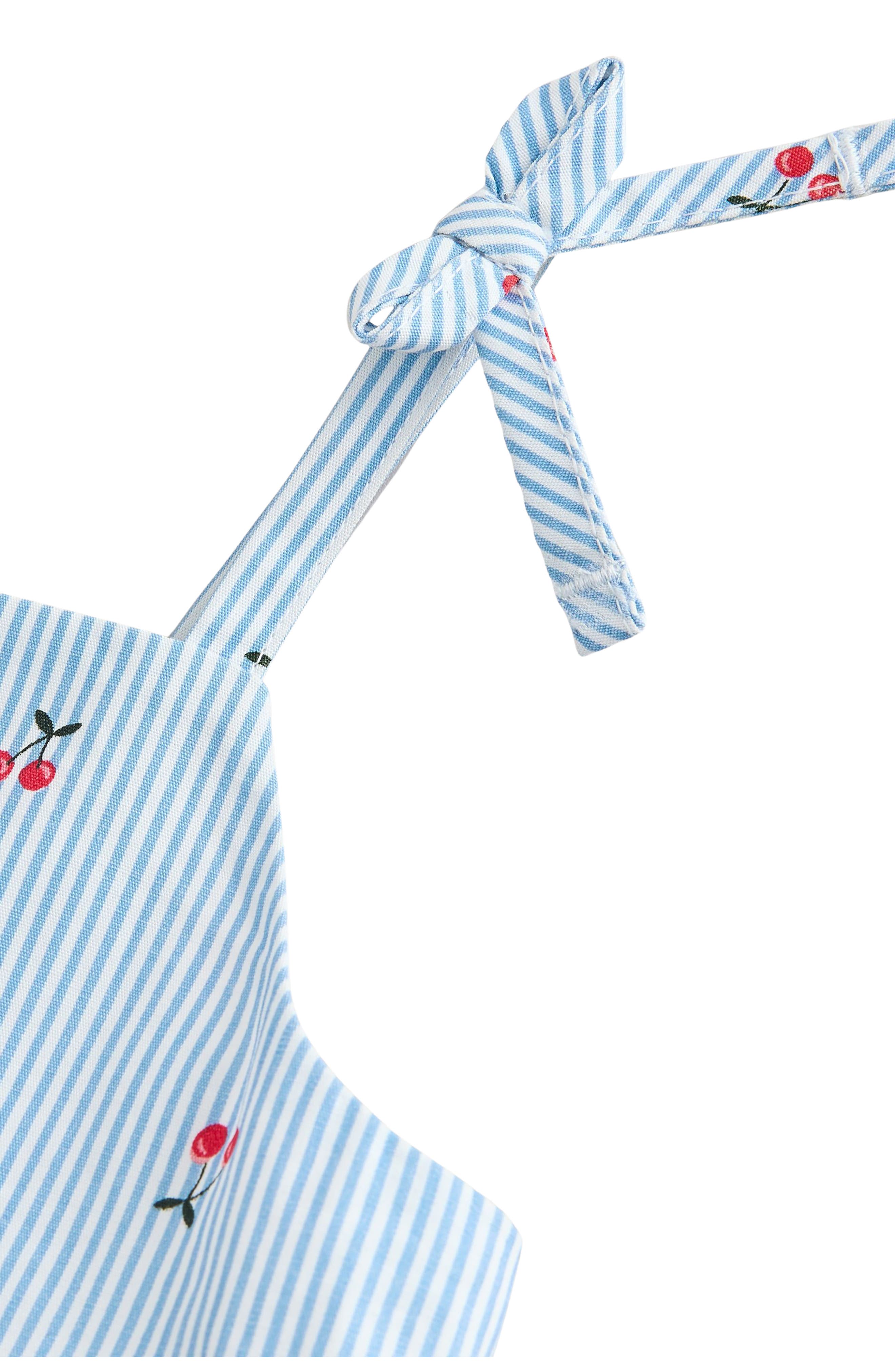 Детские NEXT Kids' Cherry Stripe Sundress — фото 5