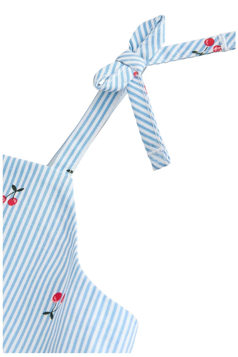 Kids' Cherry Stripe Sundress, Alternate, color, BLUE