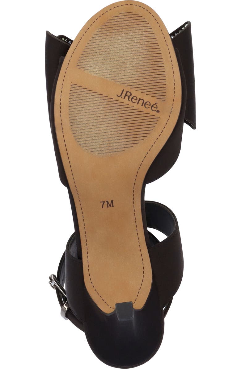 J. Reneé Nerelle Ankle Strap Sandal, Alternate, color, Black