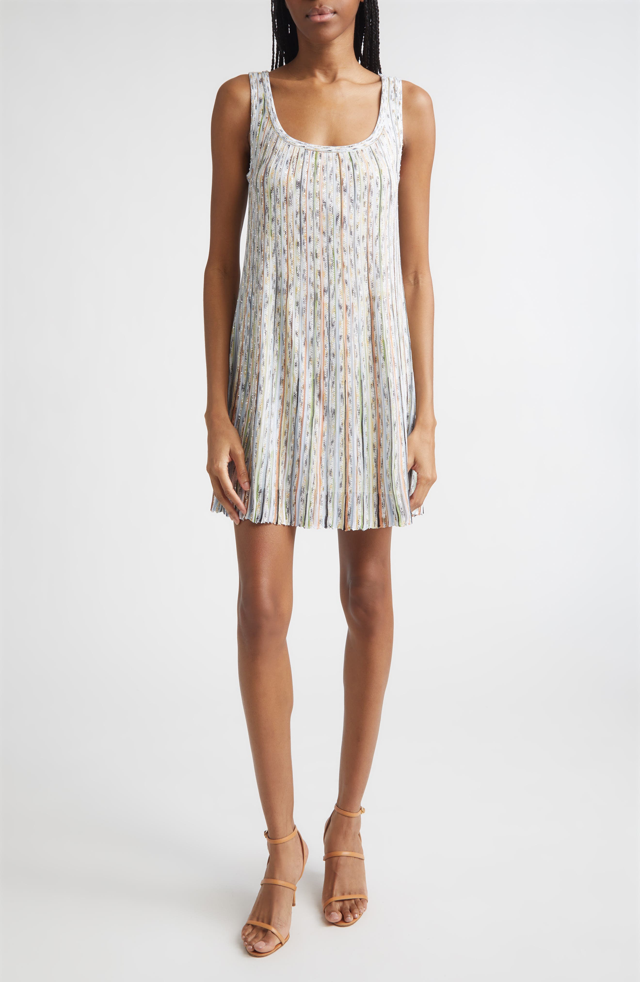 Sequin Space Dye Sweater Dress