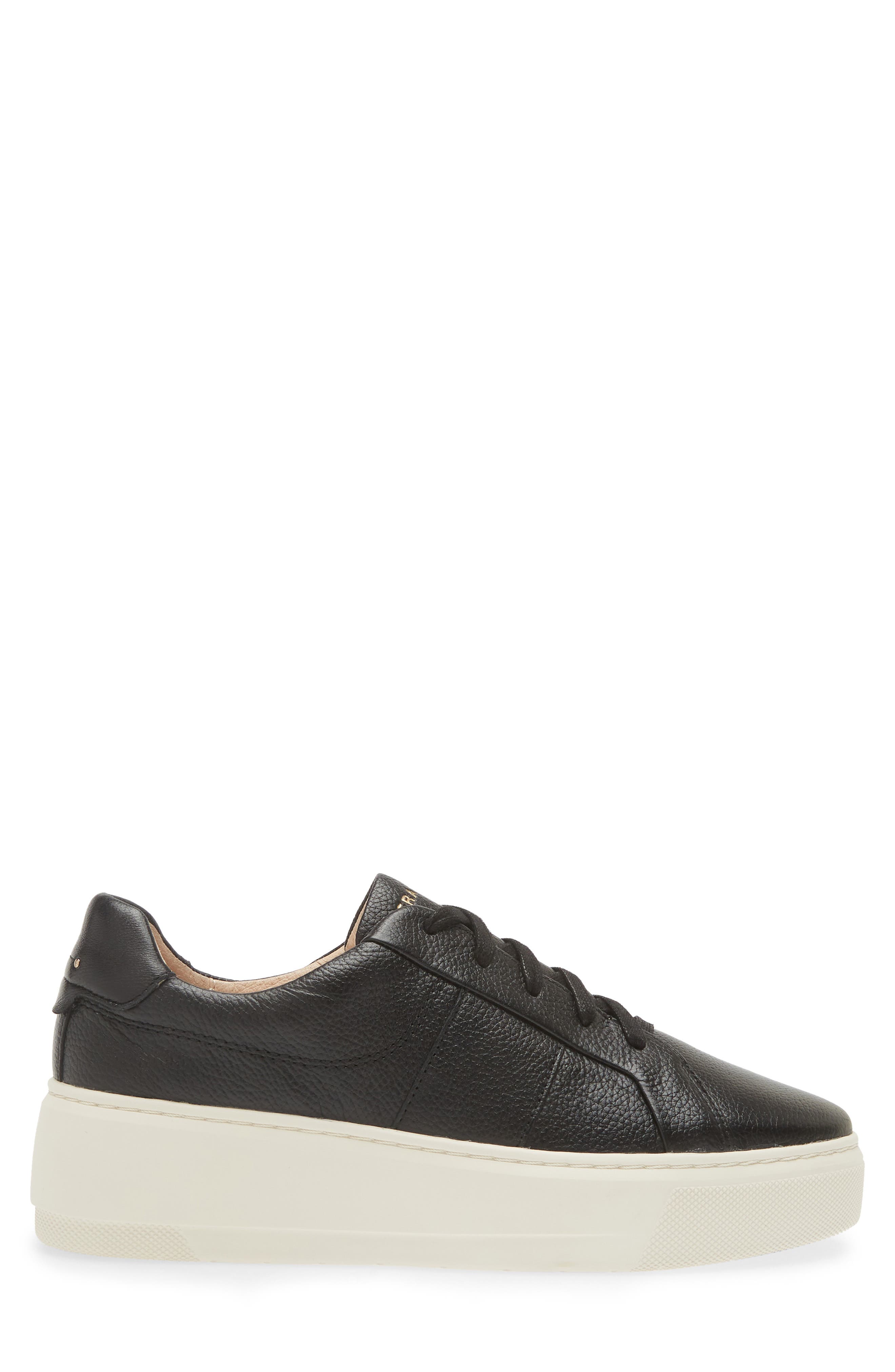 FRANKIE4 Riley Platform Sneaker, Alternate, color, Black Tumbled