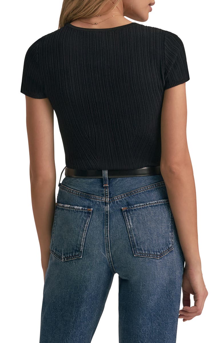 Favorite Daughter Kennedy Rib Top, Alternate, color, Black