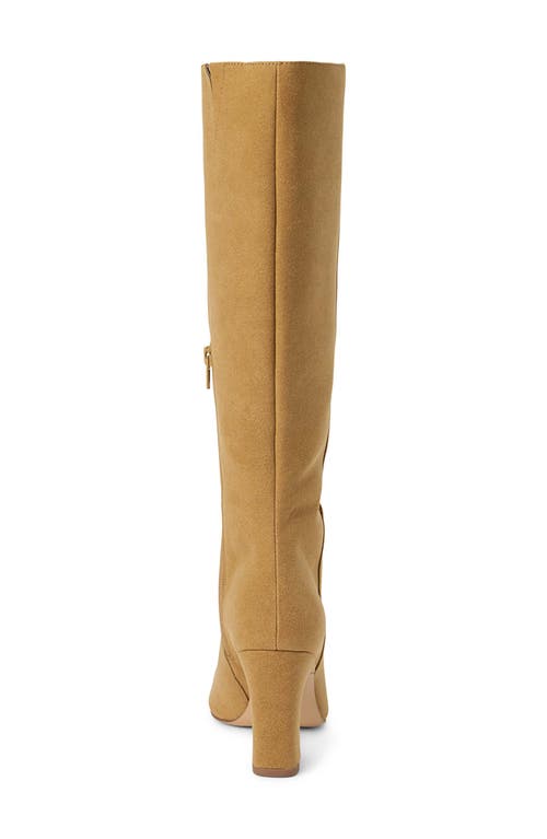 Coconuts By Matisse Willow Pointed Toe Knee High Boot In Gold