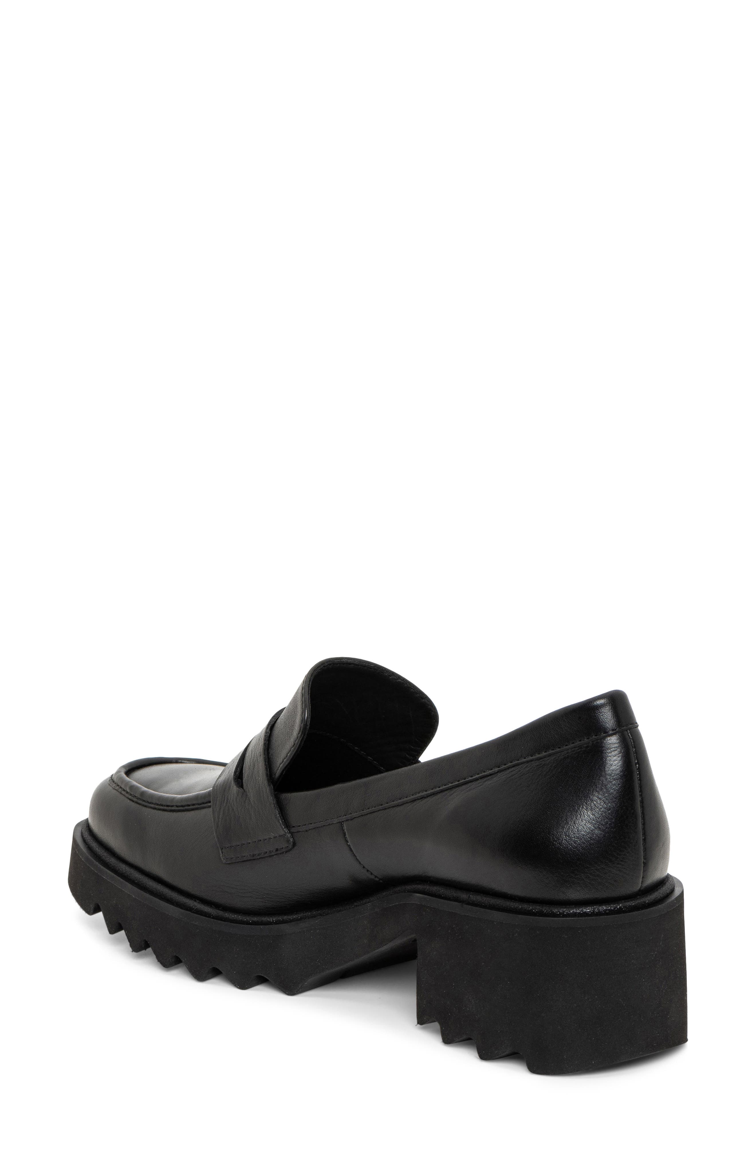 ara Prism Platform Penny Loafer, Alternate, color, Black