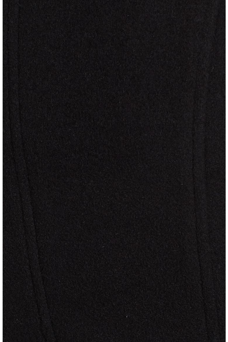 Nori Belted Wool Blend Coat, Alternate, color, BLACK