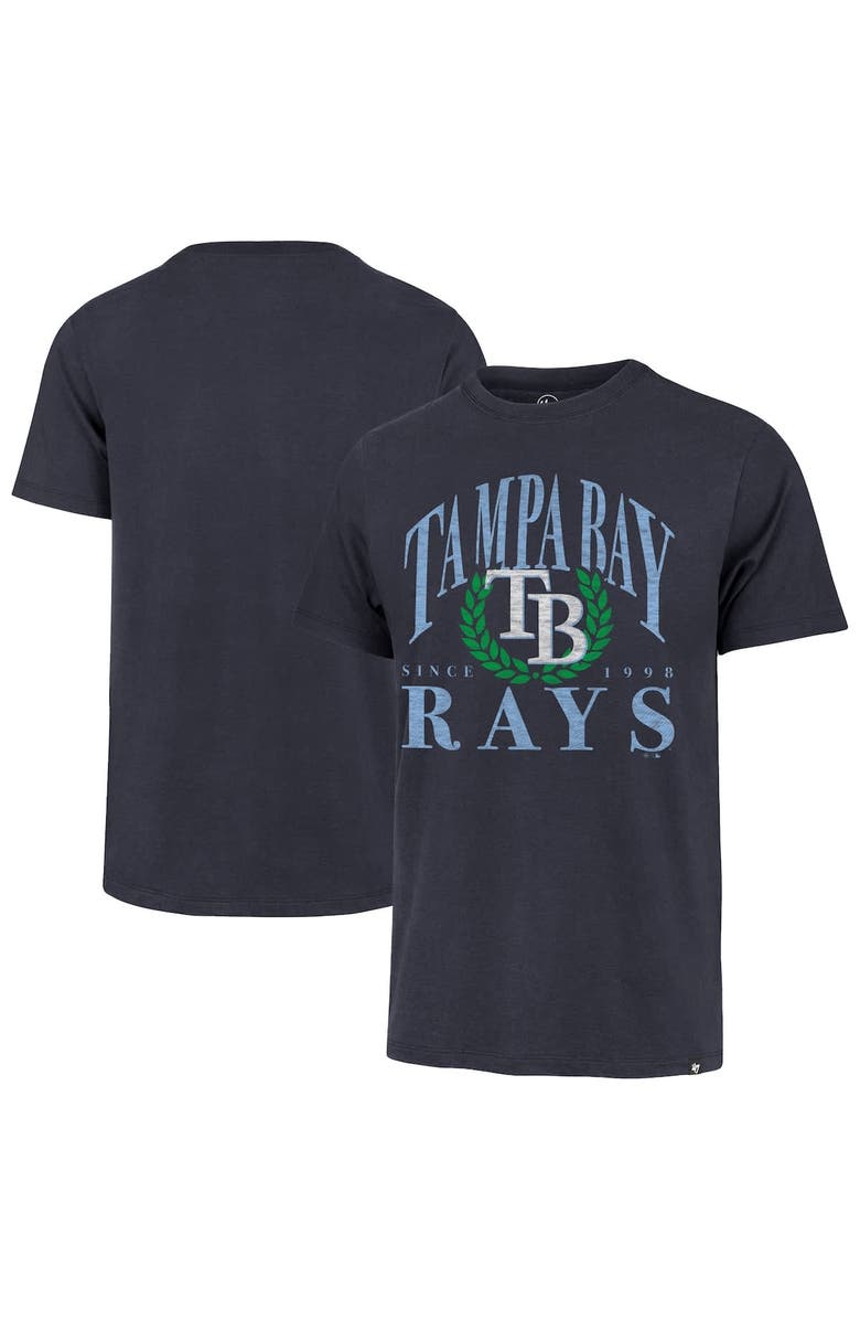 '47 Men's '47 Navy Tampa Bay Rays Pitchout Franklin T-Shirt, Main, color, Navy