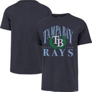 '47 Men's '47 Navy Tampa Bay Rays Pitchout Franklin T-Shirt